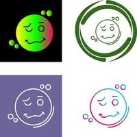 Drunk Icon Design vector