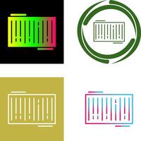 Barcode Icon Design vector