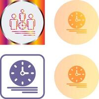 Team Management Icon Design vector