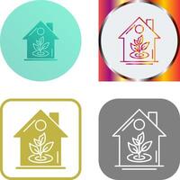 Plant Icon Design vector
