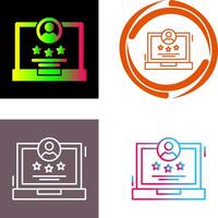 Rating Icon Design vector