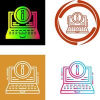 Laptop Icon Design vector