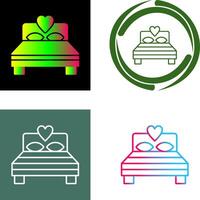 Bedroom Icon Design vector