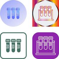 Test Tube Icon Design vector