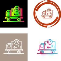 Delivery Truck Icon Design vector