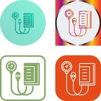 Blood Pressure Gauge Icon Design vector