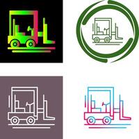 Forklift Icon Design vector