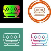 Sofa Icon Design vector