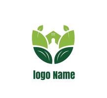 orgánico natural logo vector