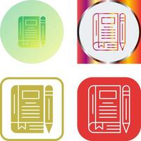 Diary Icon Design vector