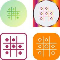 Tic Tac Toe Icon Design vector