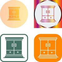 Wardrobe Icon Design vector