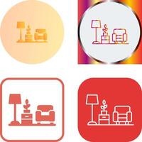 Living Room Icon Design vector