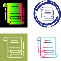 Write Icon Design vector