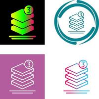 Layers Icon Design vector