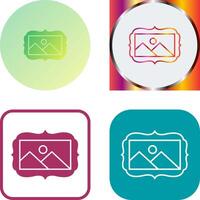 Frame Icon Design vector