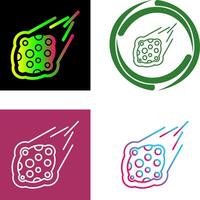 Meteorite Icon Design vector