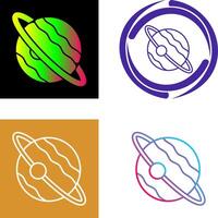 Planet Icon Design vector