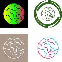 Earth Icon Design vector