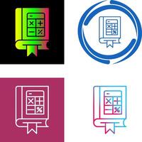 Mathematics Icon Design vector