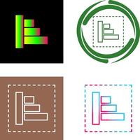 Object Alignment Icon Design vector