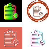 Secure Notepad Icon Design vector