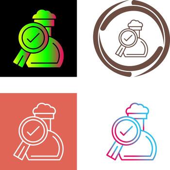 diseño de icono de experimento vector