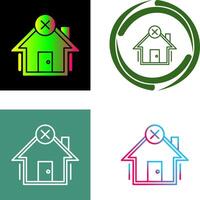 Non Verify Icon Design vector