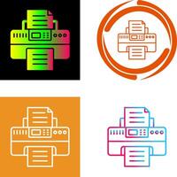 Printer Icon Design vector