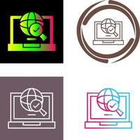 Research Icon Design vector