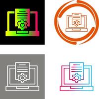 Research Icon Design vector