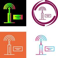 Signal Icon Design vector