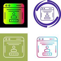 Password Icon Design vector