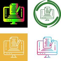 Note Icon Design vector