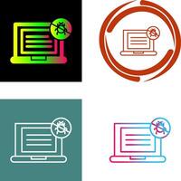 Antivirus Icon Design vector