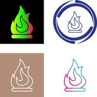 Fire Icon Design vector