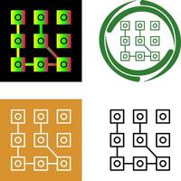 Pattern Icon Design vector