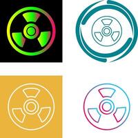 Nuclear Icon Design vector