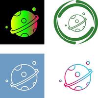 Planet Icon Design vector