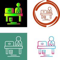 Worker Icon Design vector