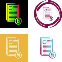 Privacy Icon Design vector