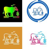 vacas icono diseño vector