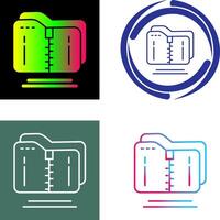 Compressed Icon Design vector