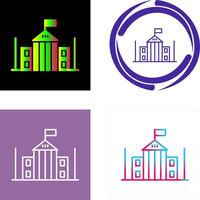 Parliament Icon Design vector