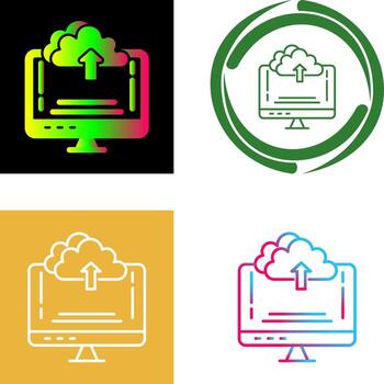 Upload Icon Design vector