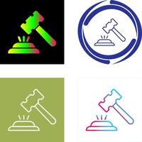 Gavel Icon Design vector