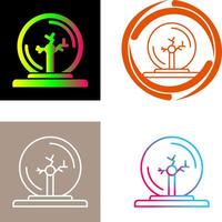 Plasma Ball Icon Design vector