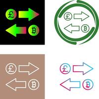 Exchange Icon Design vector