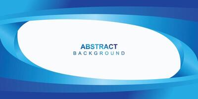 Abstract wavy background design in blue gradation color vector