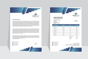 Creative perfect design for your business, Business letterhead and invoice design template vector